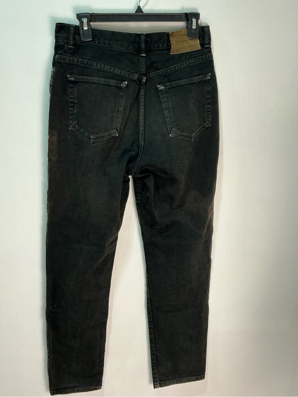 Vintage Calvin Klein Women’s Straight Leg Black Washed Denim - Picture 5 of 7